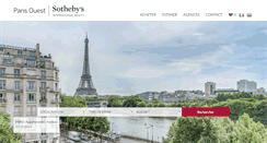 Desktop Screenshot of parisouest-sothebysrealty.com