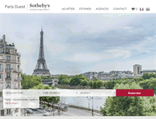 Tablet Screenshot of parisouest-sothebysrealty.com